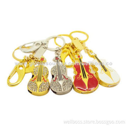 1 to 32GB Guitar Jewelry USB Flash Memory with Perfect Performance and 10-year Data RetentionNew